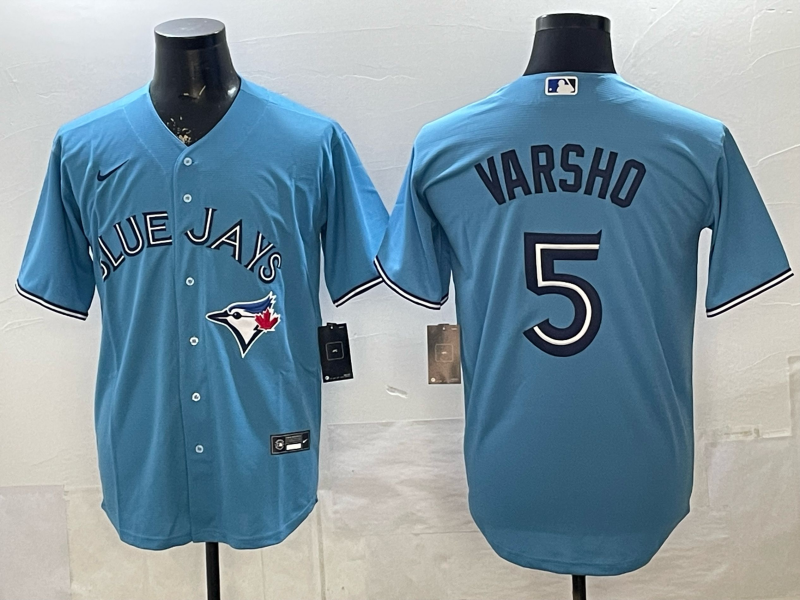 Men 2026 Toronto Blue Jays #5 Varsho Light Blue Game Nike MLB Jersey 2026004->toronto blue jays->MLB Jersey